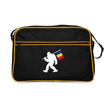 Romania - Retro Bag - black/gold - Front