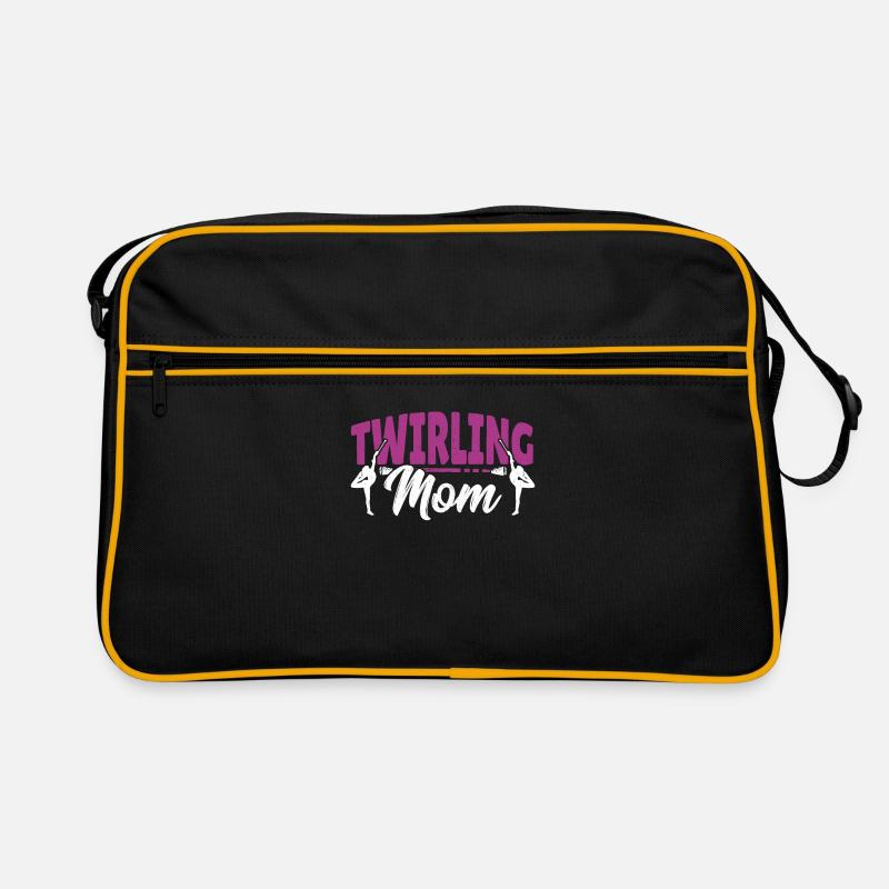 Bâton Twirling Bâton Twirler cadeau Sac Retro