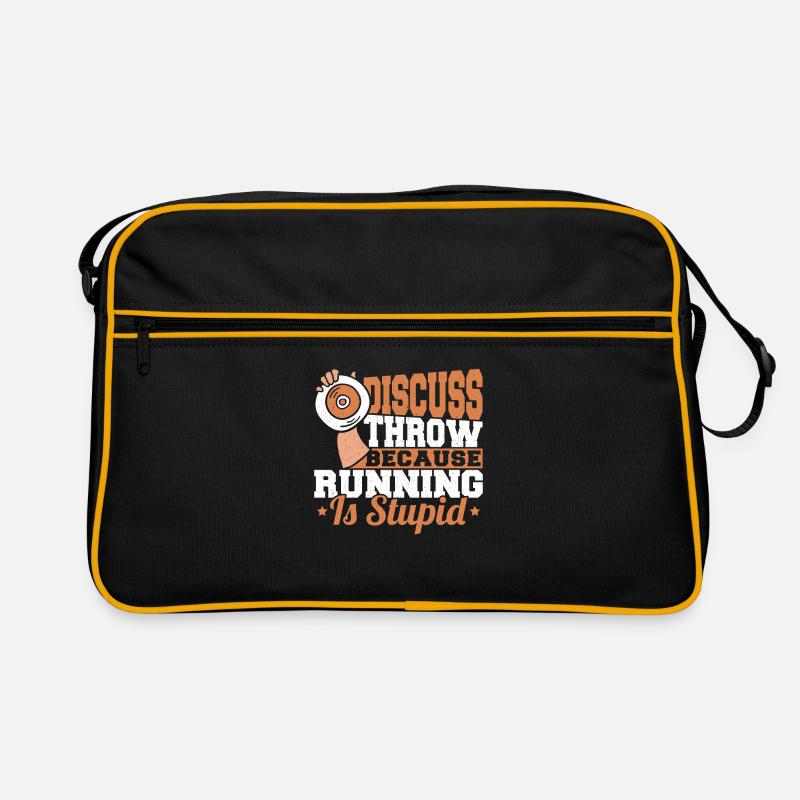 Discus Throw Discus Thrower Gift Retro Bag