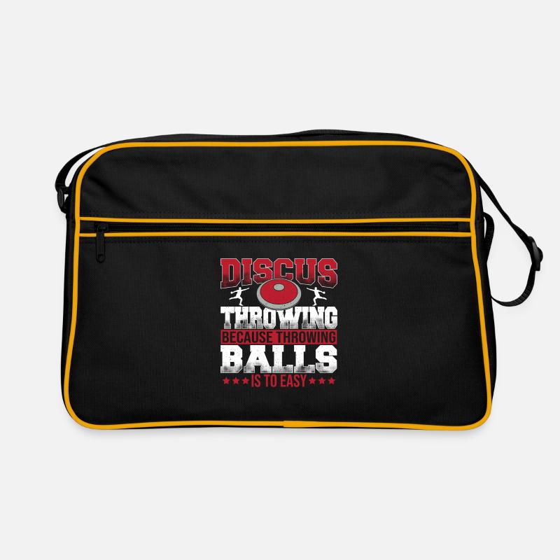 Discus Throw Discus Thrower Gift Retro Bag