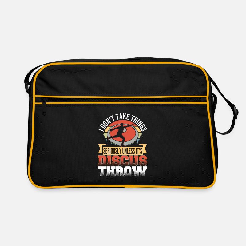 Discus Throw Discus Thrower Gift Retro Bag