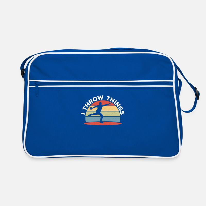 Diskuswerfen Diskuswerfer Geschenk Retro Tasche