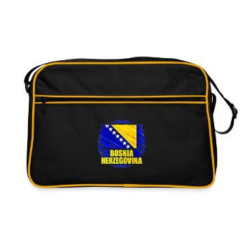Bosnie-Herzégovine - Sac Retro - noir/or - Devant