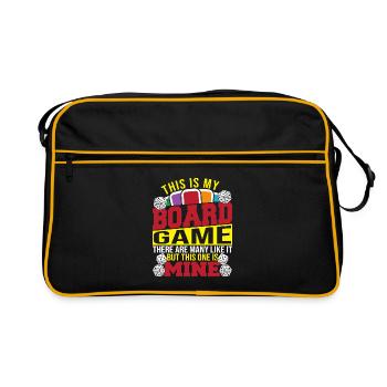 Board Games Game Board Gift - Retro Bag - black/gold - Front