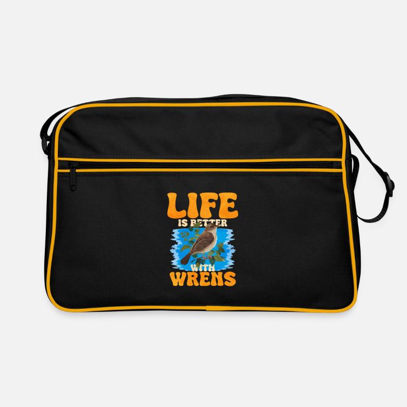 Wren Bird Retro Bag