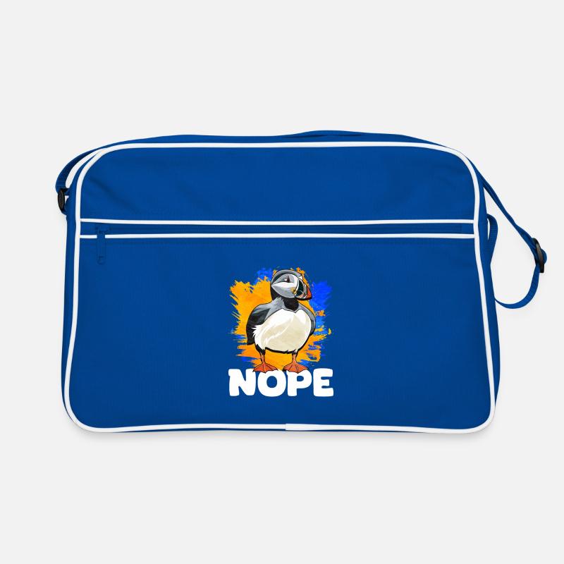 Gift for Atlantic Puffins Retro Bag