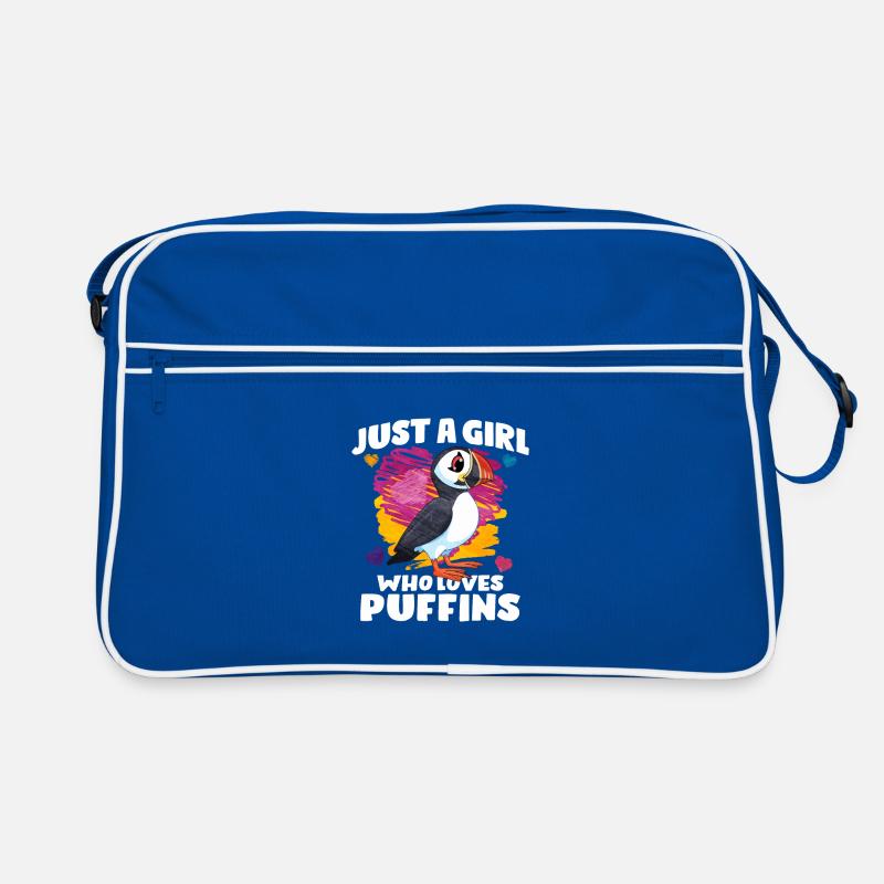 Puffin Bird Gift Retro Bag