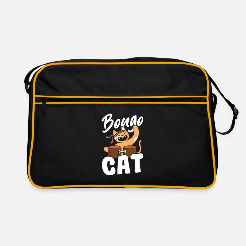 Bongo Cat Gift Retro Bag
