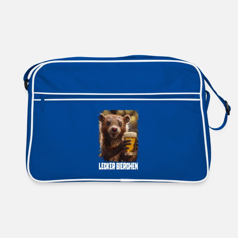 Lecker Bierchen Marder Retro Tasche