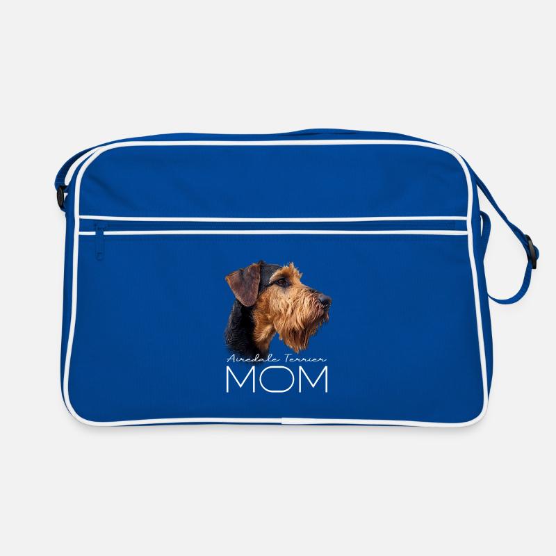 Airedale Terrier Mom Retro Bag