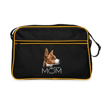 Maman Basenji - Sac Retro - noir/or - Devant