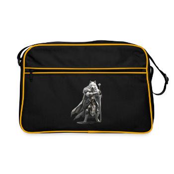 Husky Knight Médiéval - Sac Retro - noir/or - Devant