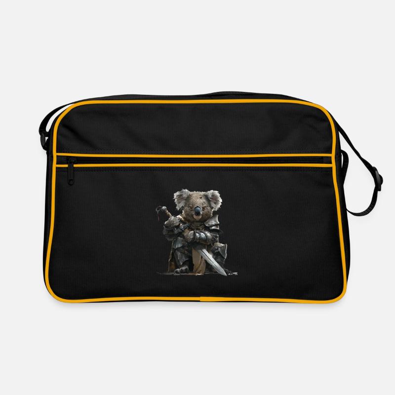 Koala Ritter Mittelalter Retro Tasche