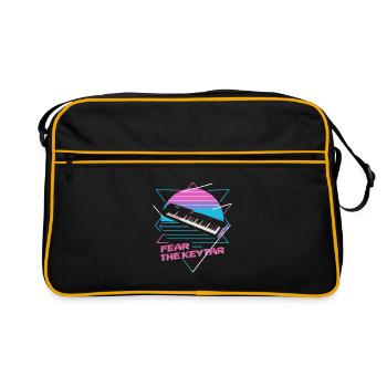 Cadeau clavier Keytar - Sac Retro - noir/or - Devant