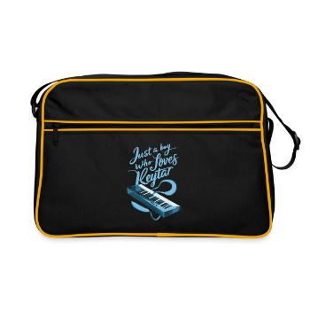 Cadeau clavier Keytar - Sac Retro - noir/or - Devant