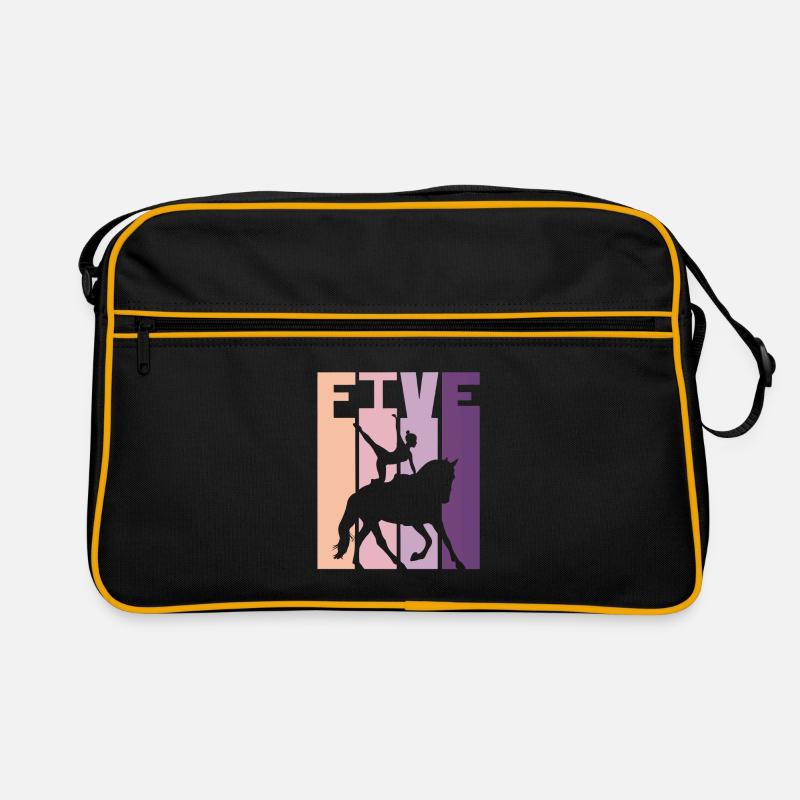 Aime le cadeau de voltige à cheval Sac Retro