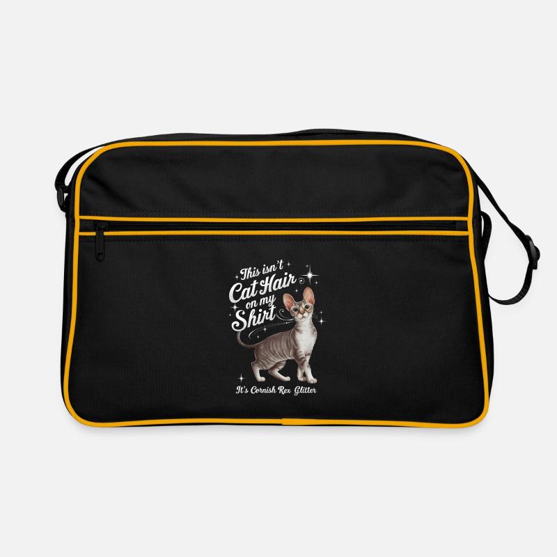 Katze Cornish Rex Geschenk Retro Tasche
