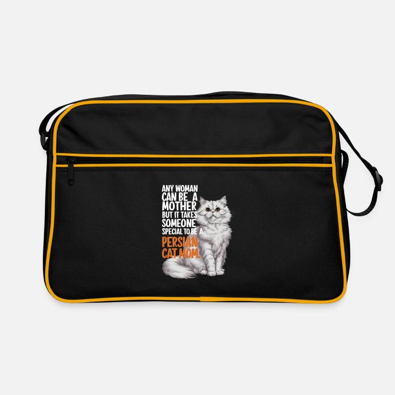 Katze Perser Geschenk Retro Tasche