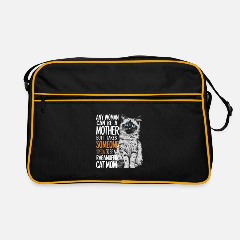 Katze Ragamuffin Geschenk Retro Tasche