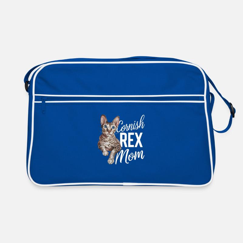 Katze Cornish Rex Geschenk Retro Tasche