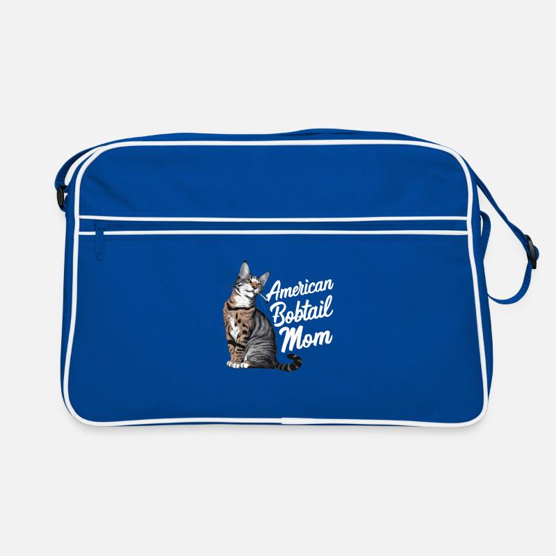 Katze American Bobtail Geschenk Retro Tasche