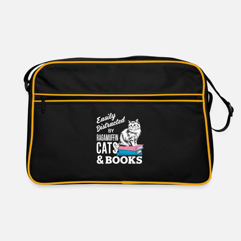 Katze Ragamuffin Geschenk Retro Tasche