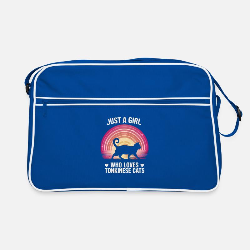 Katze Tonkanesen Geschenk Retro Tasche