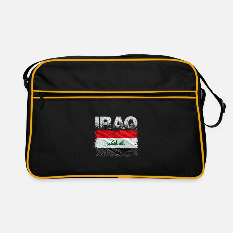 Irak - Retro Tasche - Schwarz/Gold