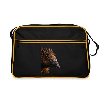Echidna - Retro Bag - black/gold - Front