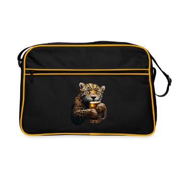 Jaguar - Retro Bag - black/gold - Front