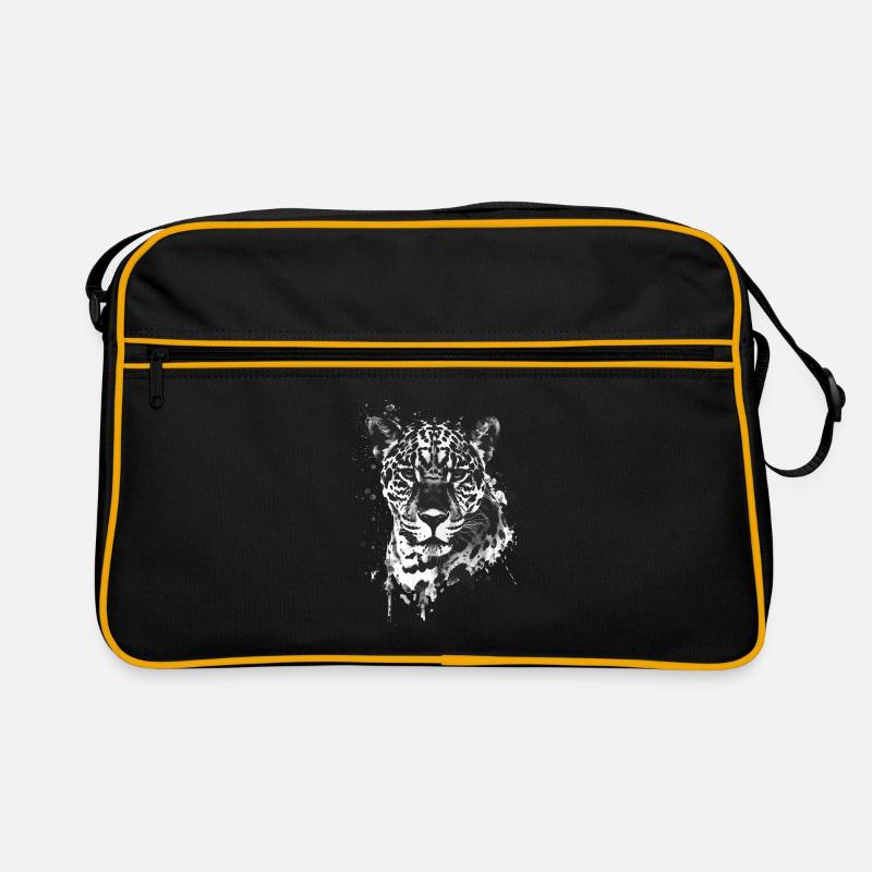 Jaguar - Retro Tasche - Schwarz/Gold