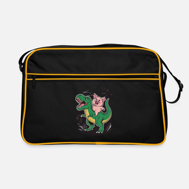 Schwein Retro Tasche
