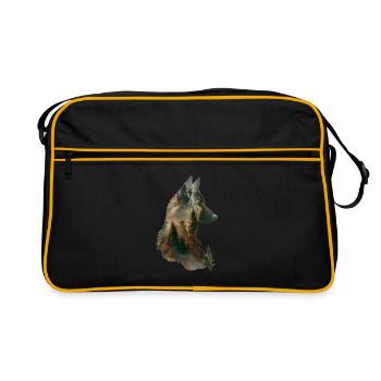 Akita - Retro Bag - black/gold - Front