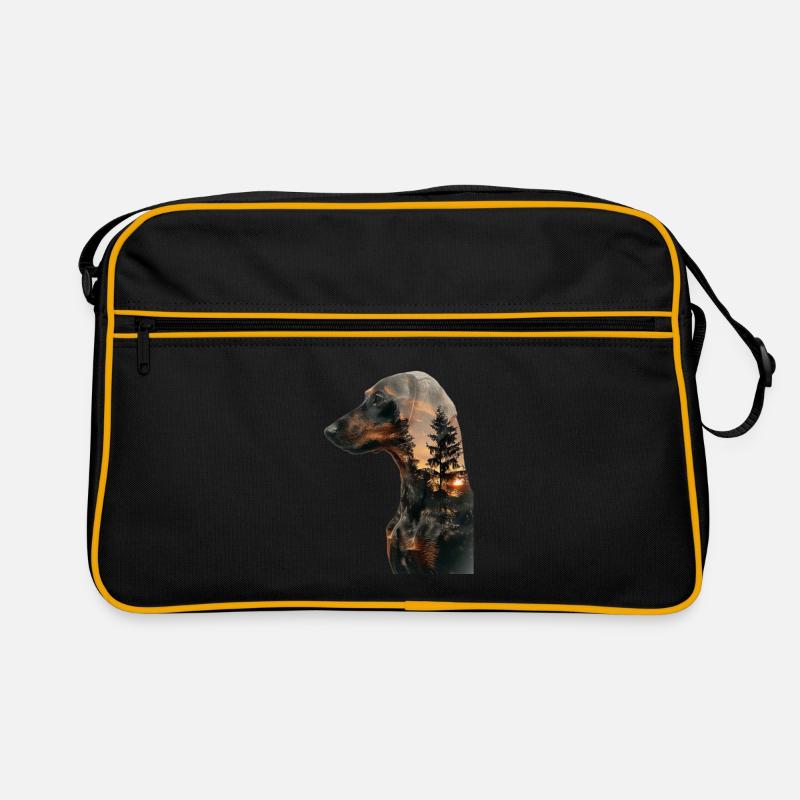 Dackel Retro Tasche