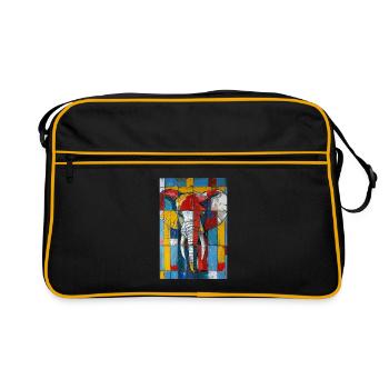 Elephant - Retro Bag - black/gold - Front