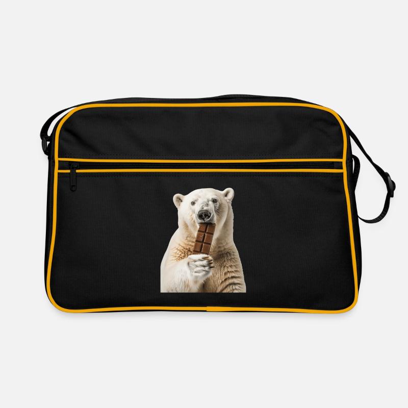 Ours blanc Sac Retro