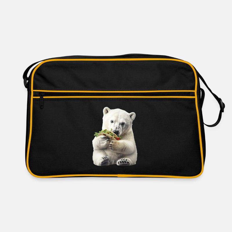 Ours blanc Sac Retro