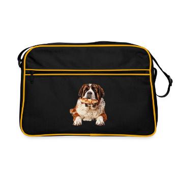 Saint-bernard - Sac Retro - noir/or - Devant