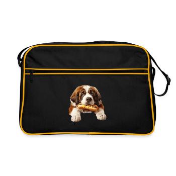 Saint-bernard - Sac Retro - noir/or - Devant