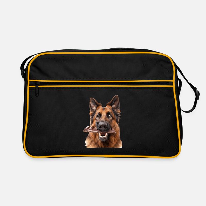 German Shepherd Retro Bag