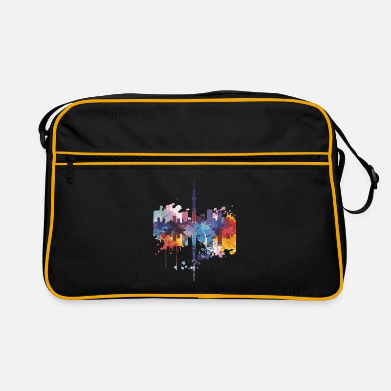 Kasukabe - Retro Bag - black/gold