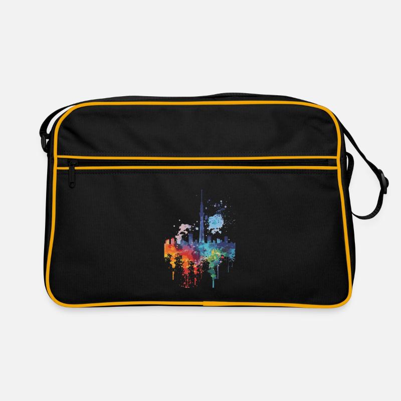 Toyokawa - Retro Tasche - Schwarz/Gold