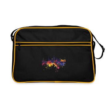 Utrecht - Retro Bag - black/gold - Front