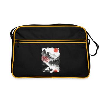 Japon - Sac Retro - noir/or - Devant