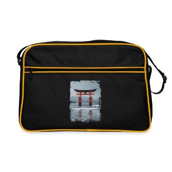 Japon - Sac Retro - noir/or - Devant