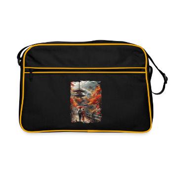 Japon - Sac Retro - noir/or - Devant