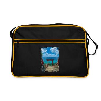 Japon - Sac Retro - noir/or - Devant