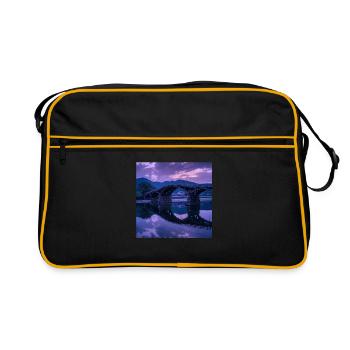 Japon - Sac Retro - noir/or - Devant