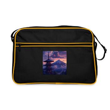 Japon - Sac Retro - noir/or - Devant