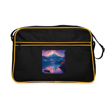 Japon - Sac Retro - noir/or - Devant